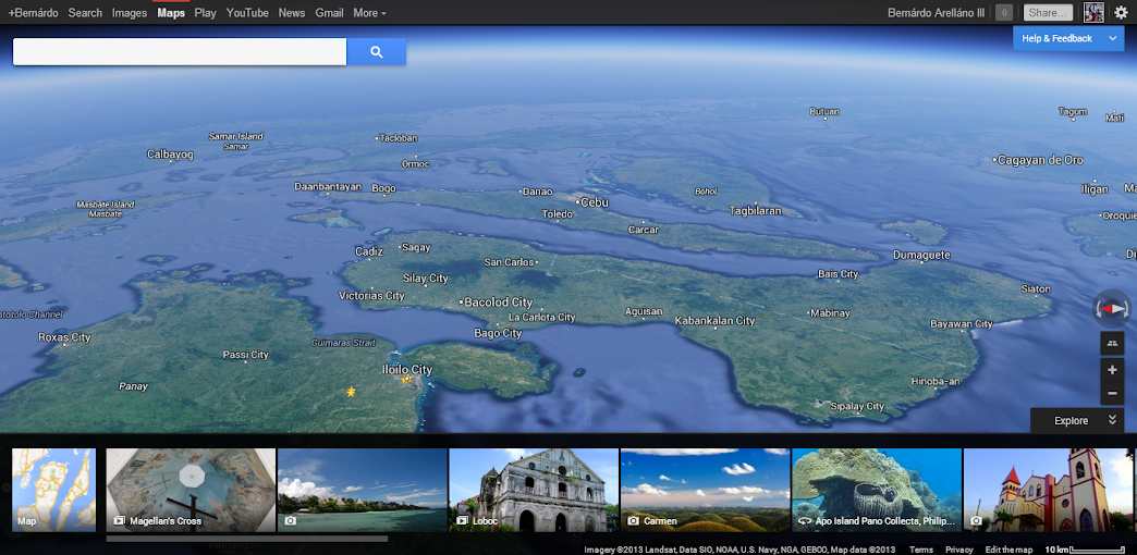 Google Earth on Maps
