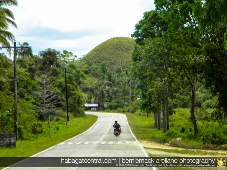 Lone habal-habal and Chocolate Hill