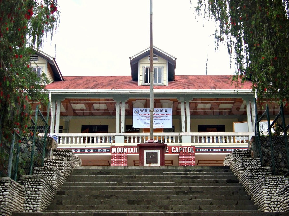 The old provincial capitol of Mountain Province