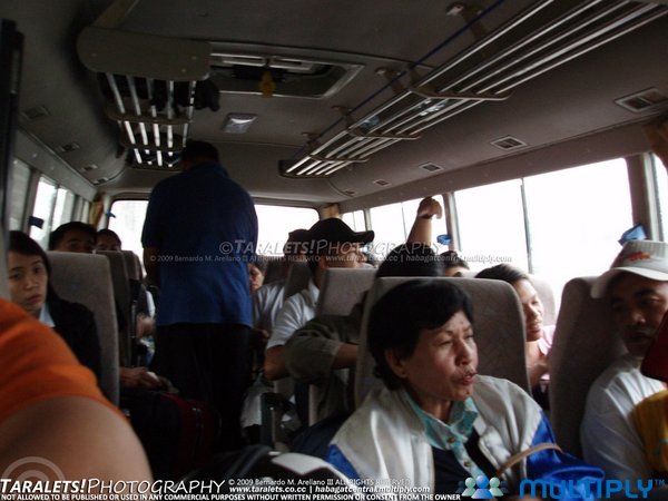 Interior of NAIA Loop Bus/Coaster