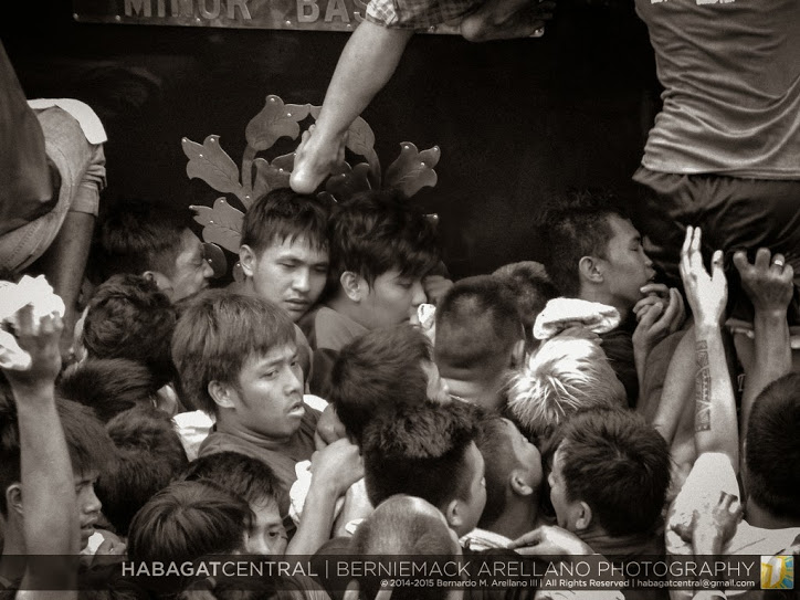 Exhausted devotees