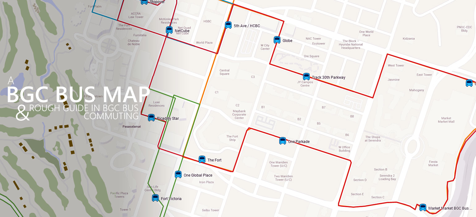 BGC Bus Map