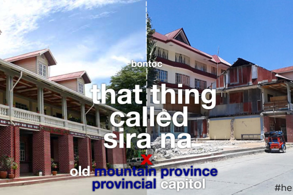 Mountain Province Provincial Capitol Then and Now