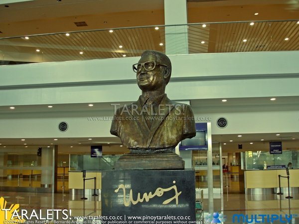 Ninoy Aquinos Bust at NAIA Terminal 3