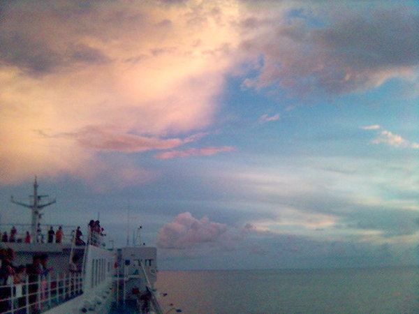 Clouds over Sulu Sea